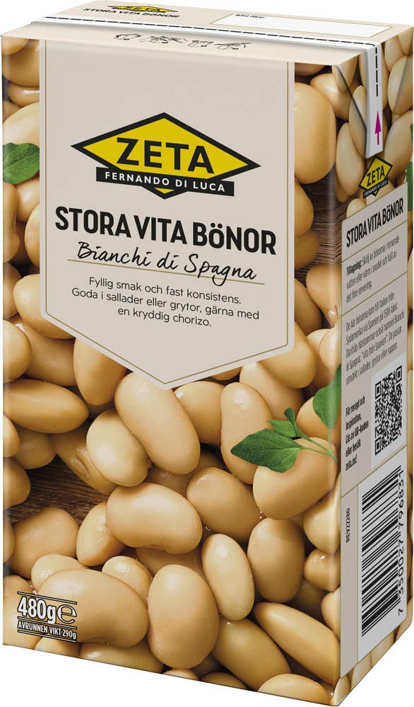 Zeta Stora Vita Bönor