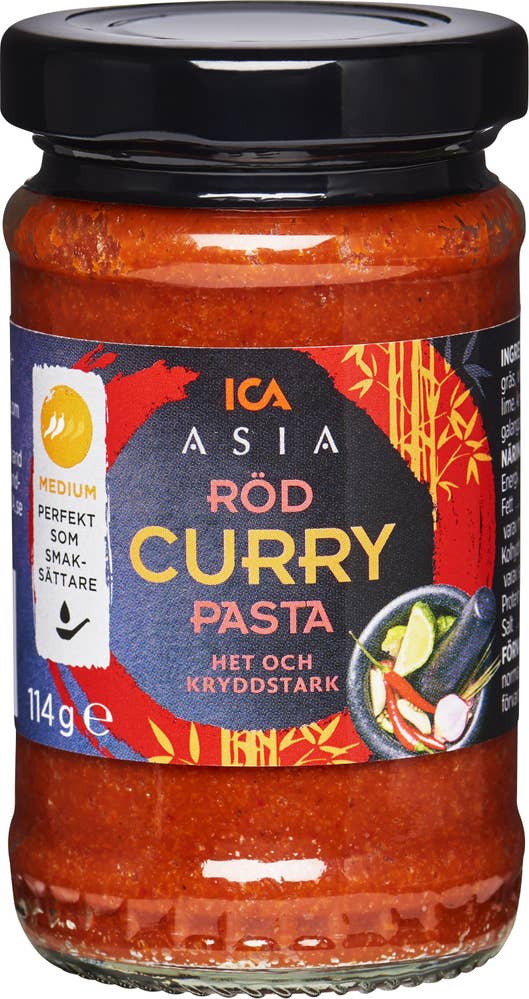 Ej sorterad Röd Curry pasta Ica Asia