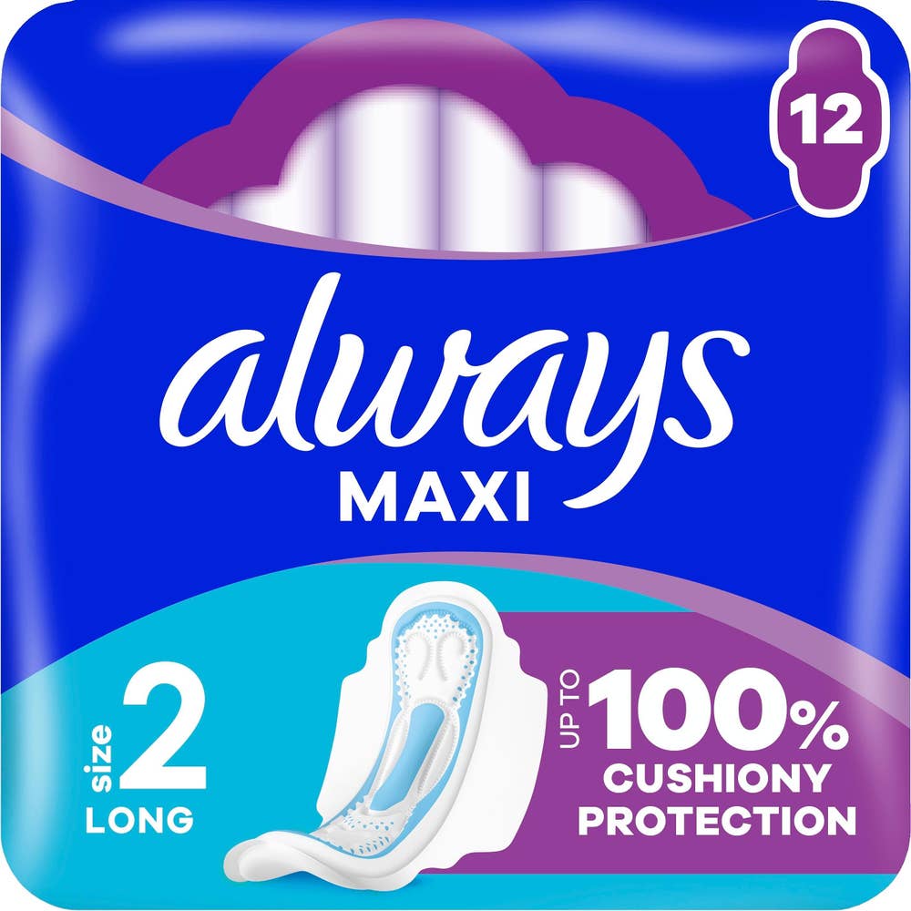Always Bindor med Vingar Maxi Long