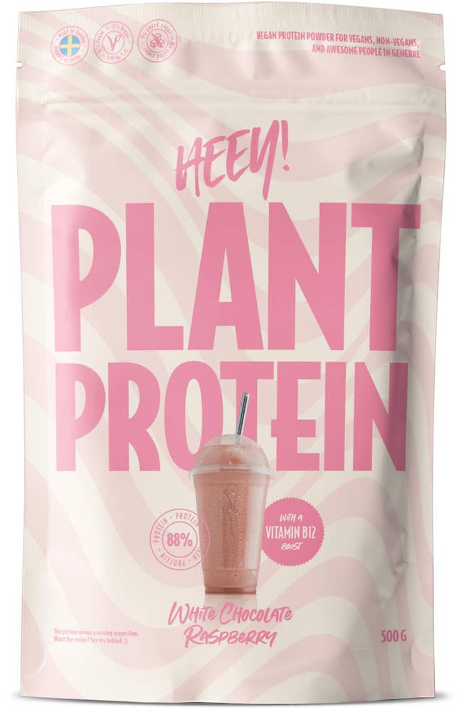 Heey! Plant Protein White Chocolate Raspberry