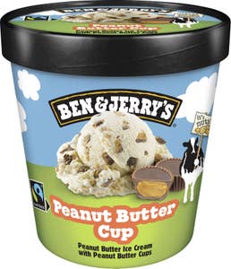 Ben & Jerry's Glass Peanut Butter Cup Fairtrade