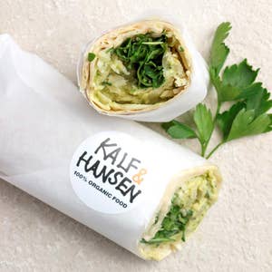 Kalf & Hansen Vegansk Wrap med Persiljehummus & Picklad Lök KRAV