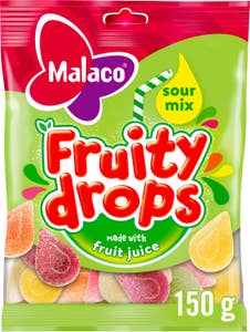 Malaco Fruity Drops Sour Mix