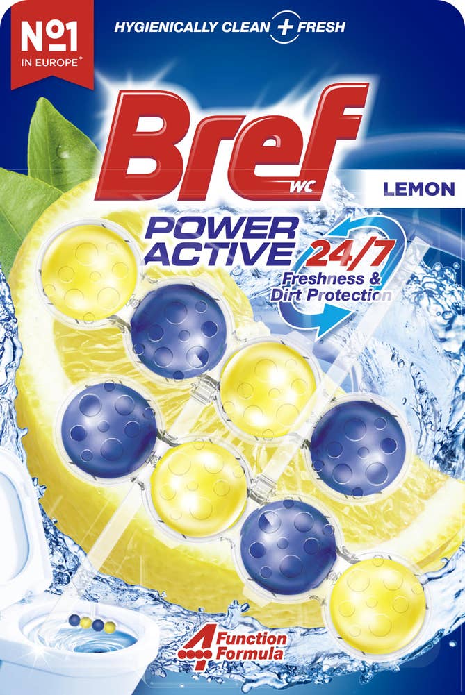 Bref Power Active Lemon Toalettblock