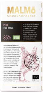 Malmö Chokladfabrik Vegansk Choklad Peru 85% EKO