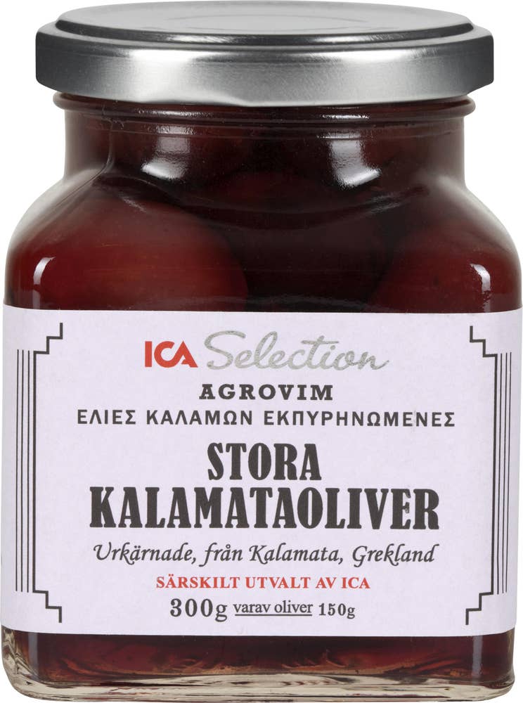 Ej sorterad Stora Kalamata Oliver Ica Selection