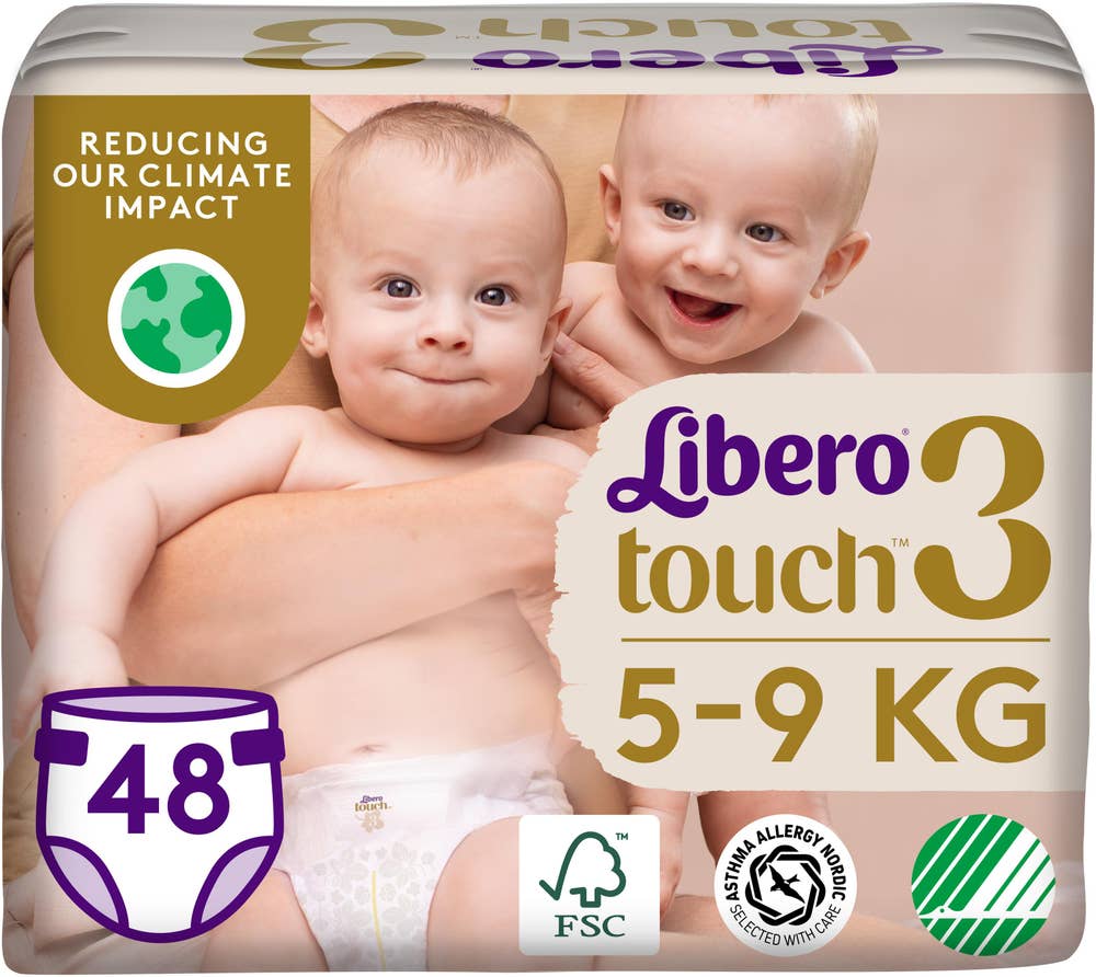 Libero Blöjor Touch(3) 5-9kg 48-p Libero