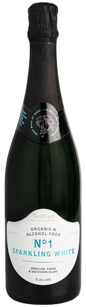 GodDryck No1 Mousserande Vitt Vin Alkoholfri EKO GodDryck