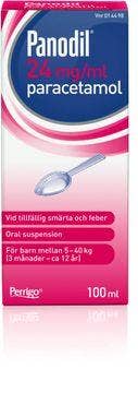 Panodil Oral Suspension Paracetamol 24 mg/ml