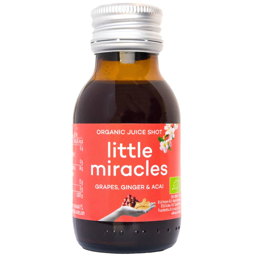 Little Miracles Juiceshot Acai Ingefära EKO Little Miracles