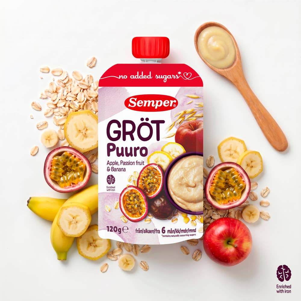 Semper Gröt Passionsfrukt 6M
