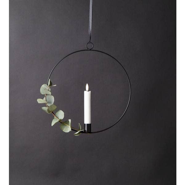 Star Trading Inomhusdekoration Flamme Ring Svart
