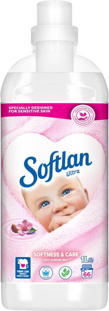Softlan Sköljmedel Softness & Care