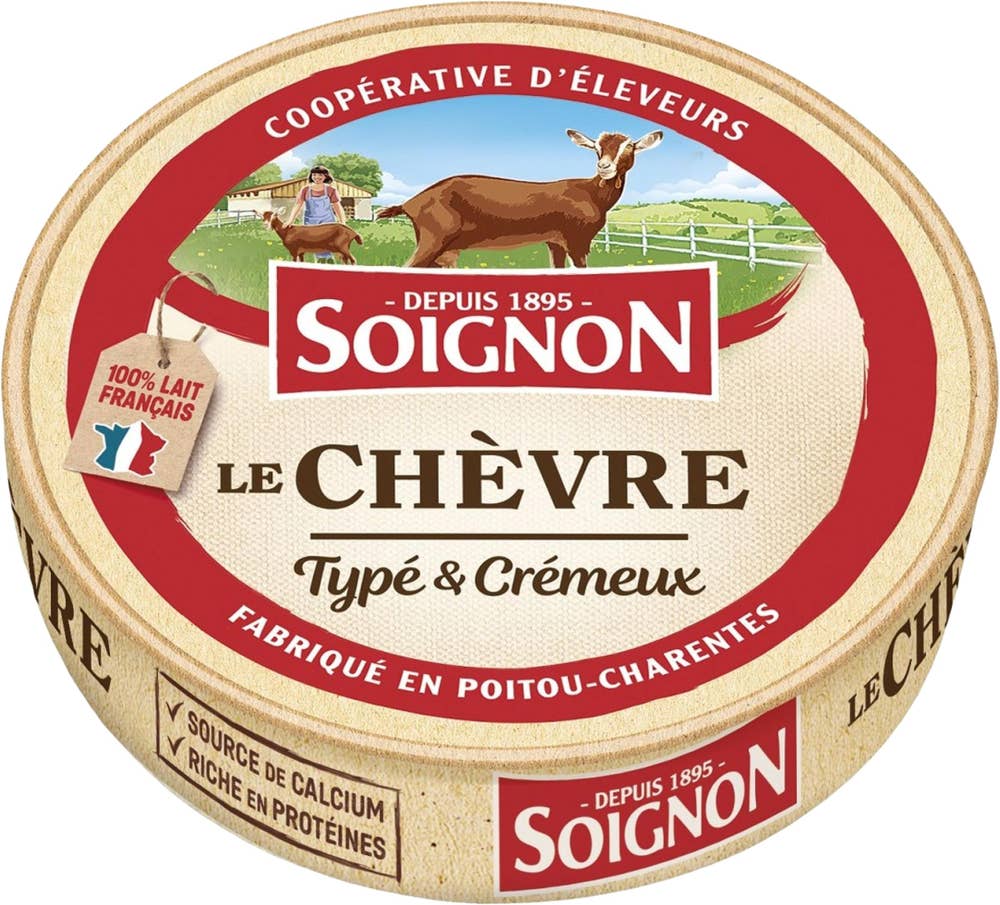 Soignon Getost & Brie Vitmögelost 22%