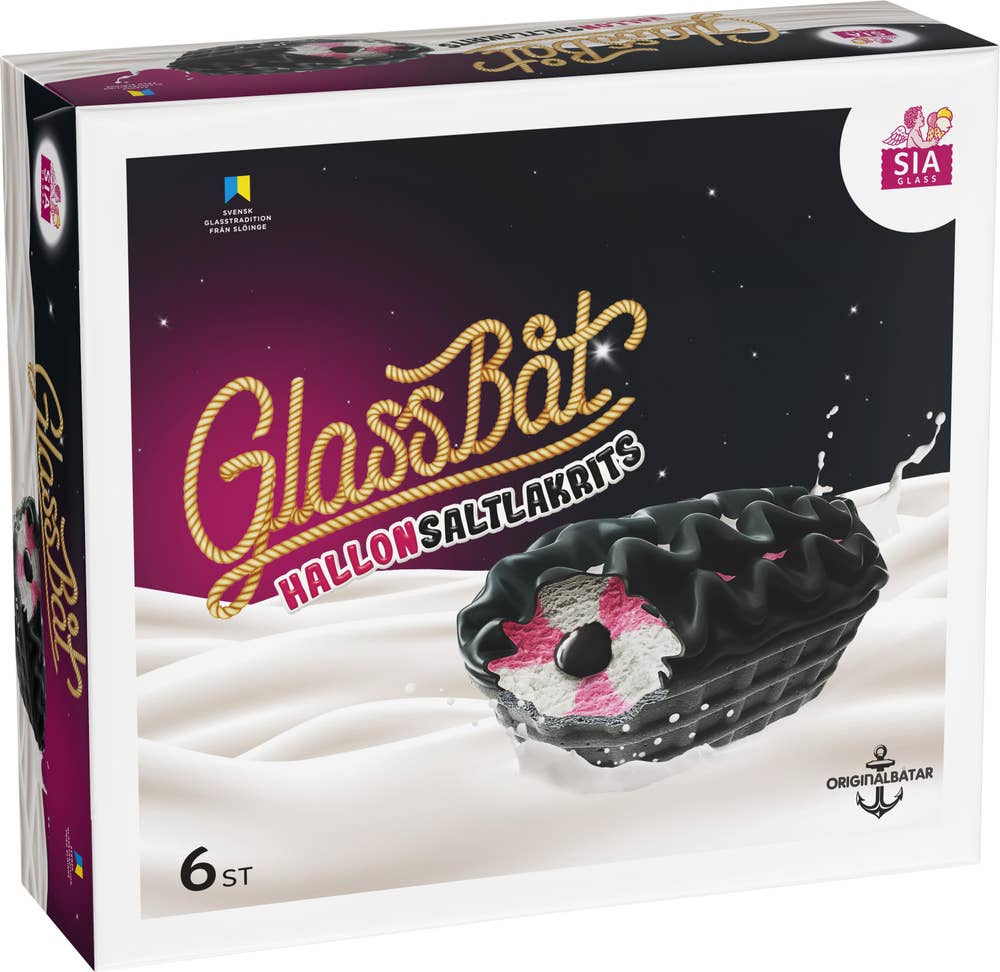 SIA Glass Glassbåt Hallon & Saltlakrits