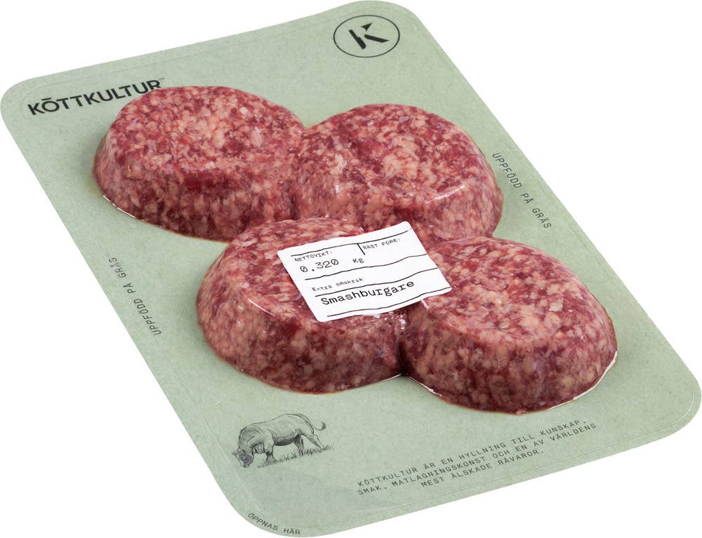 Smashburgare 300g
