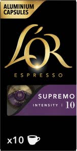 L´OR Supremo 10 Kaffekapslar