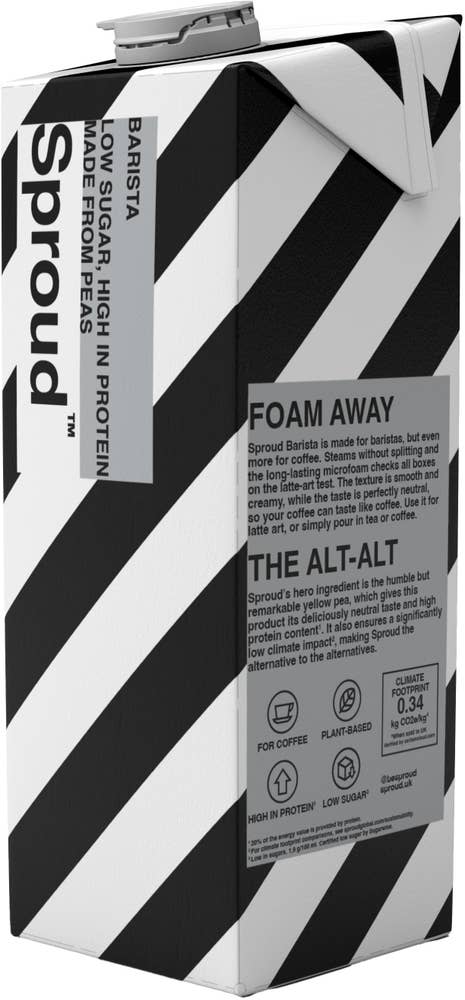 Sproud Ärtdryck Barista Glutenfri Vegansk 3% 1L Sproud