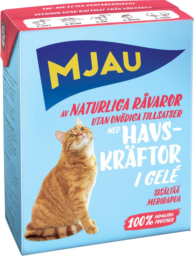 Mjau Våtfoder Havskräfta i Gelé