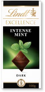 Lindt Excellence Mörk Chokladkaka Mint