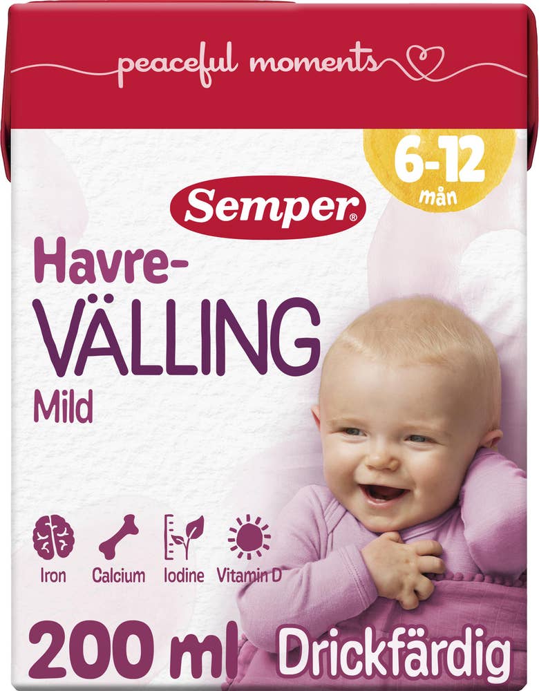 Semper Havrevälling Mild Drickfärdig +6M