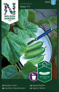 Nelson Garden Odlingsfrön Gurka Växthus Baby