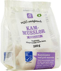 Kammusslor Frysta MSC