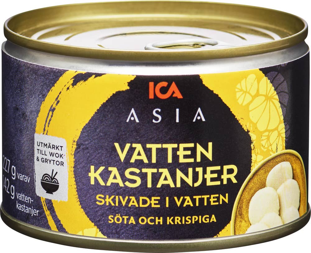 Ej sorterad Vattenkastanj Skivad Ica Asia