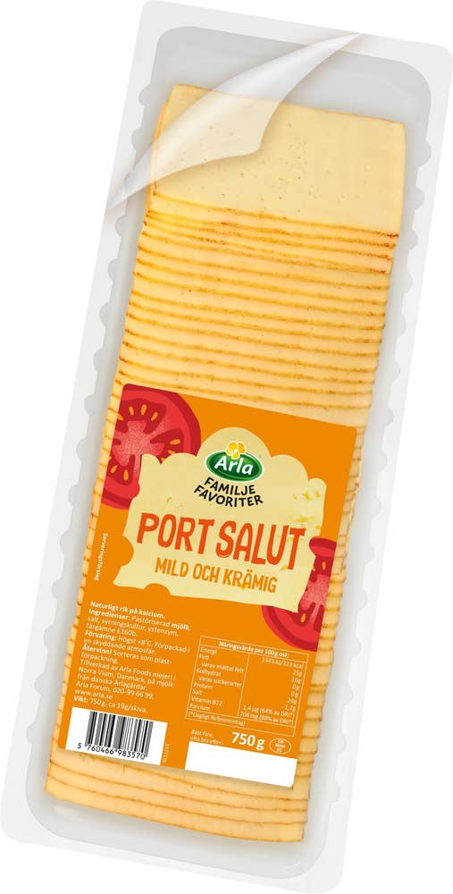 Arla® Port Salut Familjefavoriter Skivad 26%