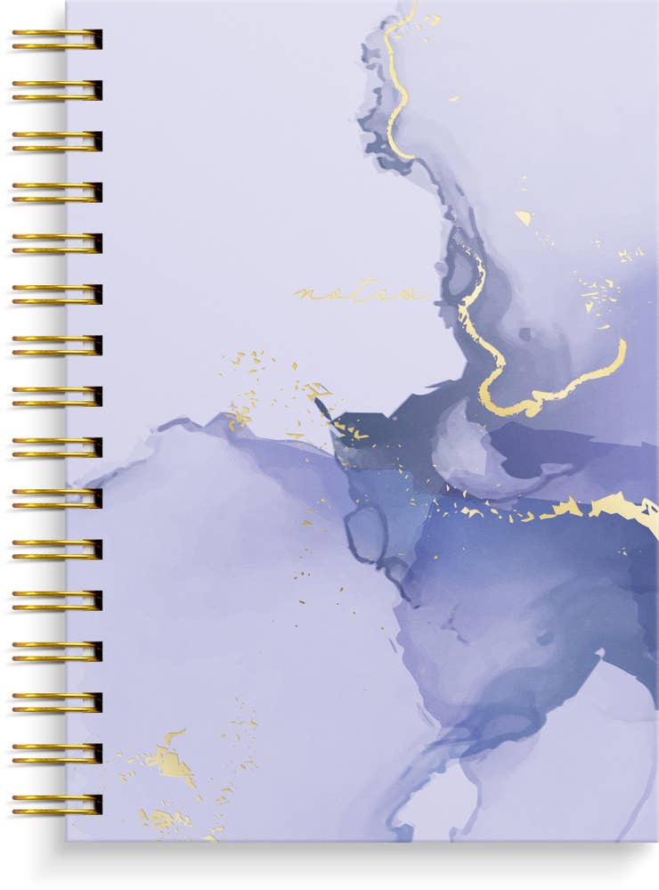 Burde Notebook A5 Marble Linjerad