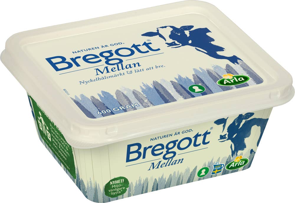 Bregott® Bregott Mellan Smör & Rapsolja 57% 600g