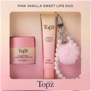Topz Duo Set Sweet Vanilla Lipbalm Key Chain & Lipmask