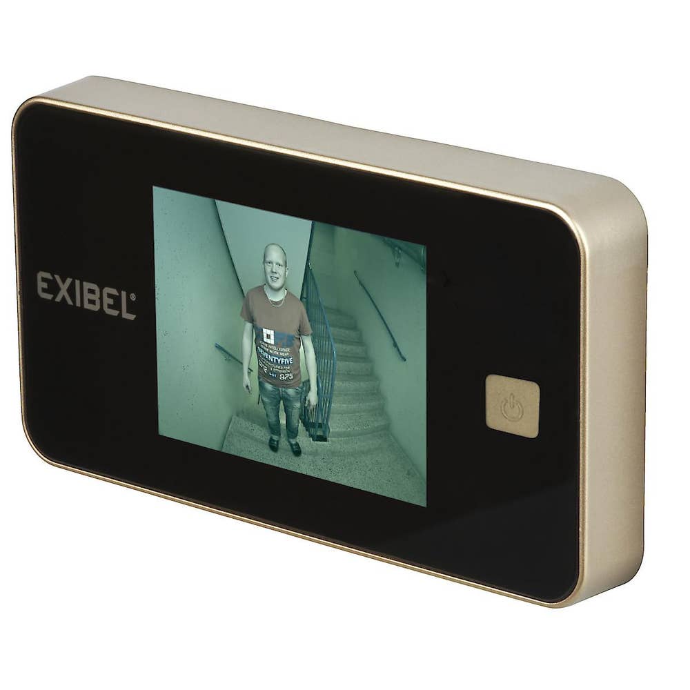 Exibel Dörrkikare Med Display Guld Exibel