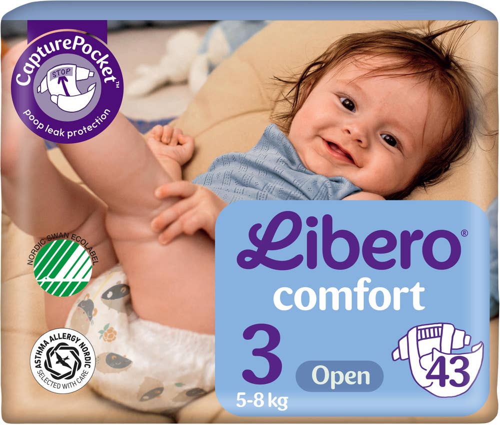 Libero Blöja Comfort (3) 5-8kg