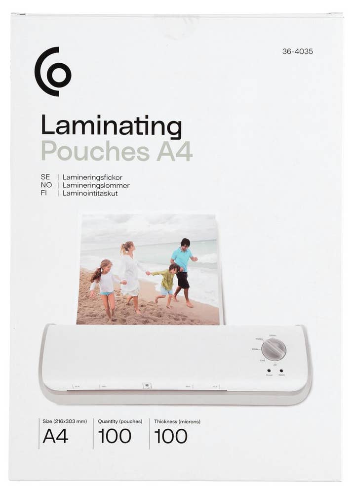 Exibel Laminat A4 100 Micron Clas Ohlson