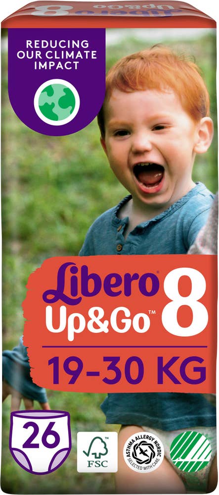 Libero Blöjor U&G8 19-30kg 26-p Libero