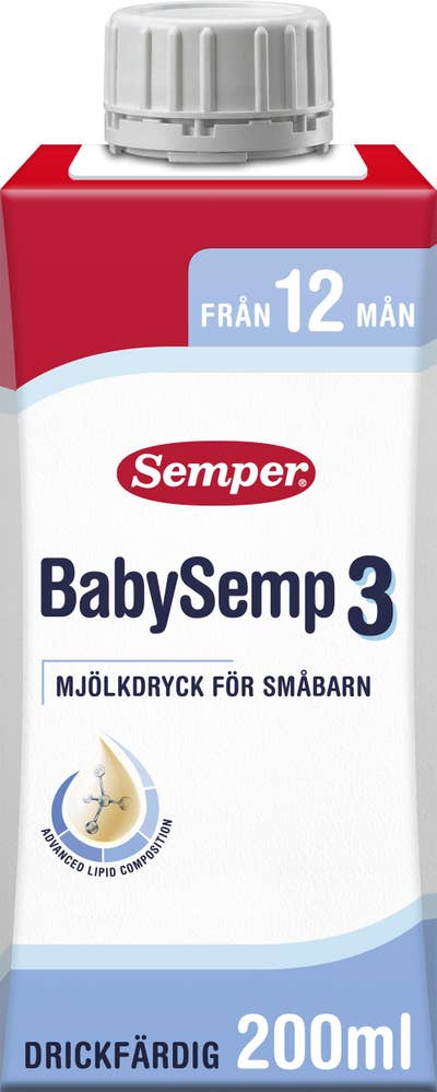 Semper BabySemp 3 Drickfärdig Mjölkdryck 12M