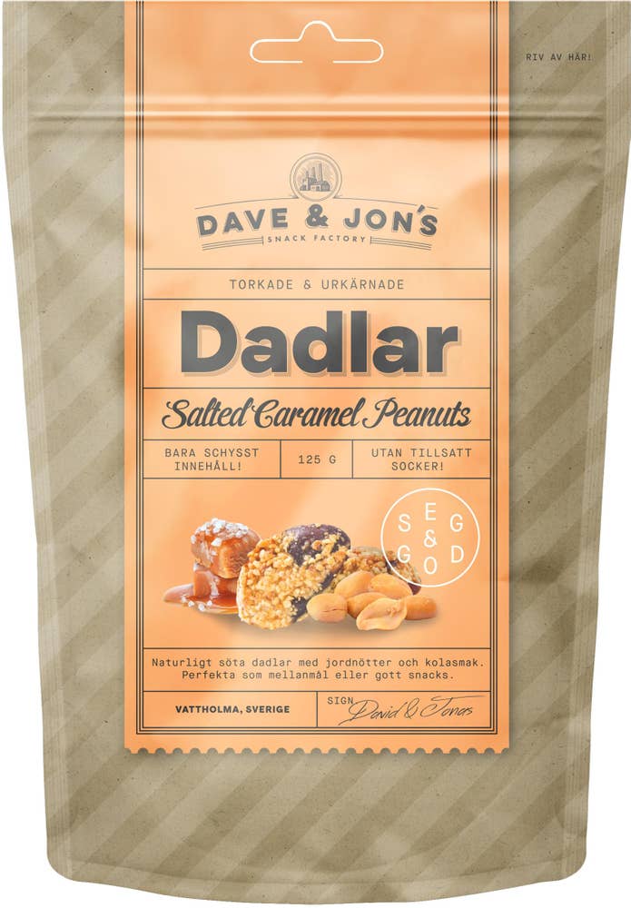 Dave & Jon's Dadlar Salted Caramel Peanuts