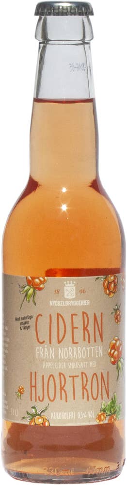 Nyckelbryggerier Cider Hjortron Alkoholfri 0,5% Nyckelbryggerier