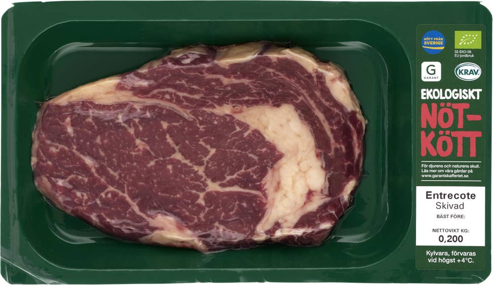 Garant Eko Entrecote KRAV/EKO