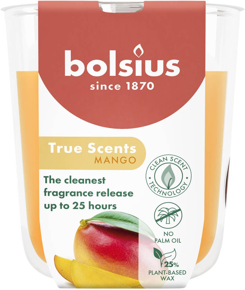 Bolsius Doftljus Glas Mango
