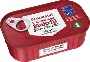 Eldorado Makrillfiléer i Tomatsås MSC