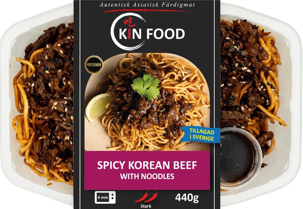 Kin Food Nudlar Korean Biff