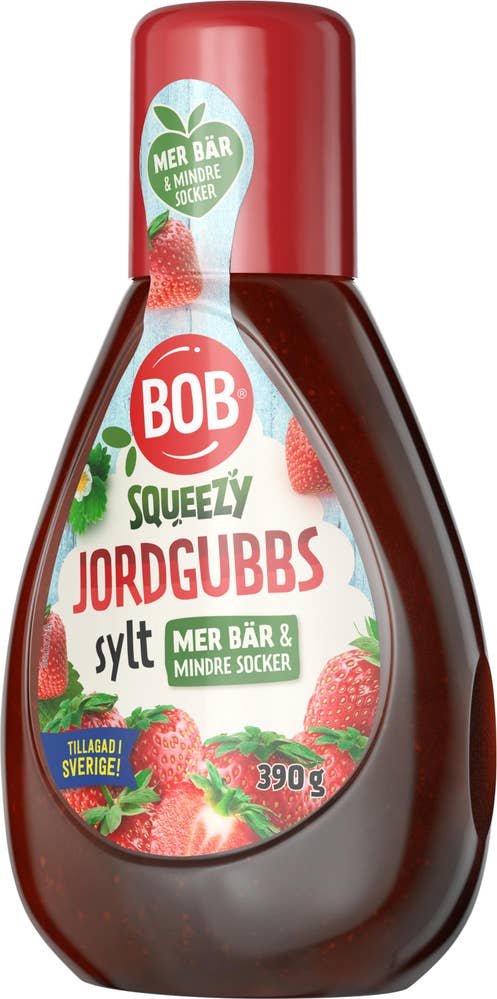 Bob Jordgubbssylt Squeezy