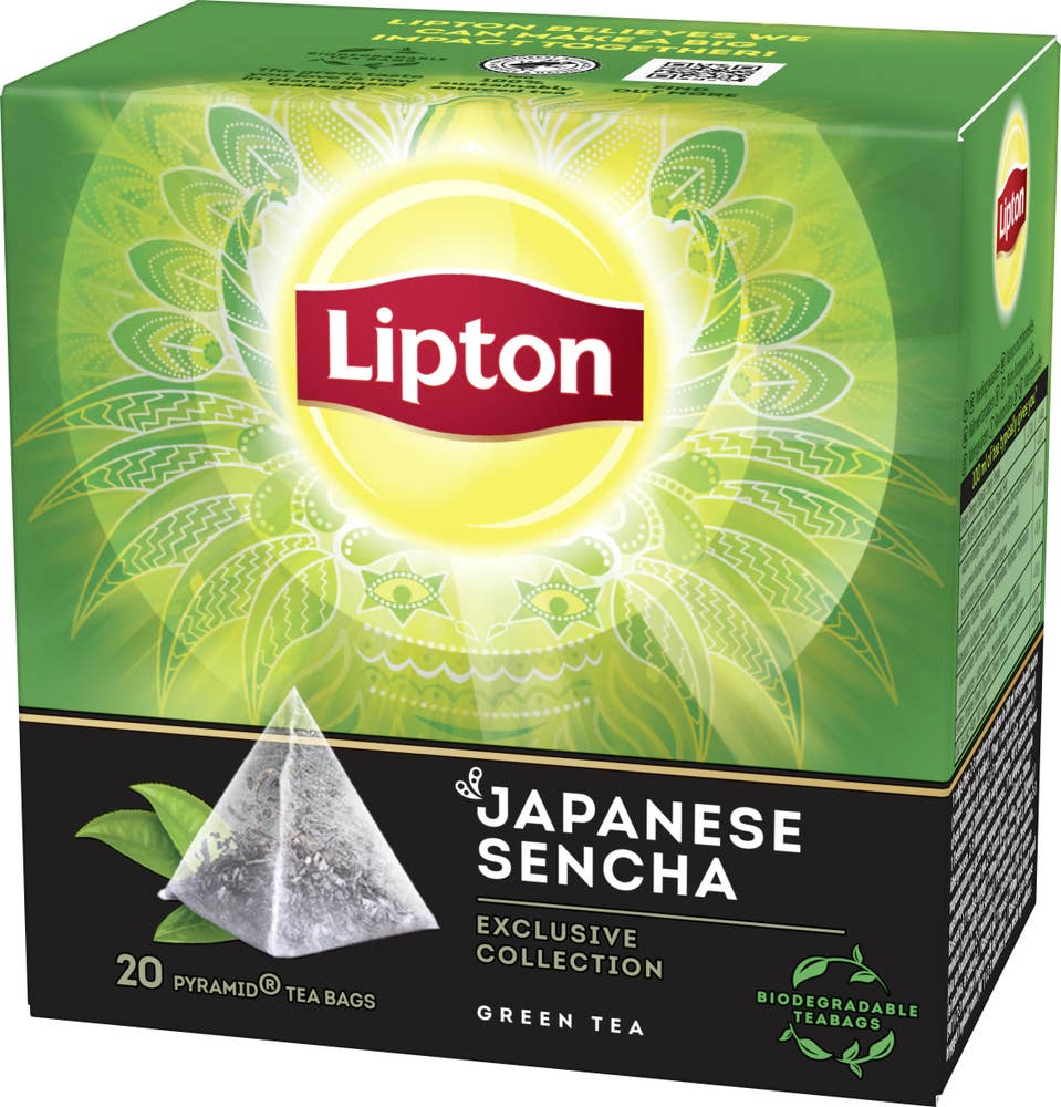 Lipton Grönt Te Sencha Pyramidte