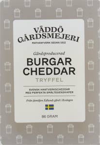 Väddö Gårdsmejeri Burgarcheddar Tryffel