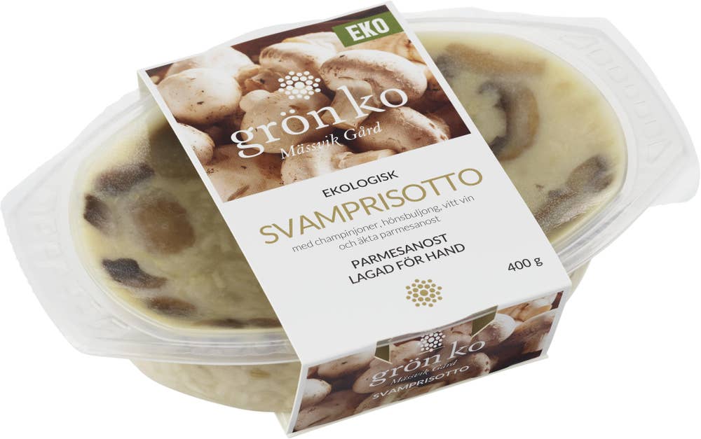 Grön Ko Svamprisotto med Parmesanost EKO 400g Grön Ko