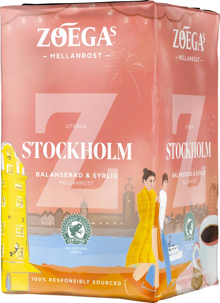 ZOÉGAS Bryggkaffe Stockholm 450g Zoegas
