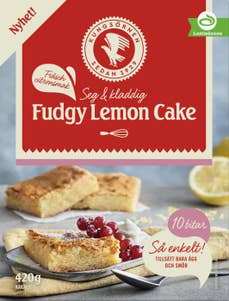 Kungsörnen Fudgy Lemon Cake