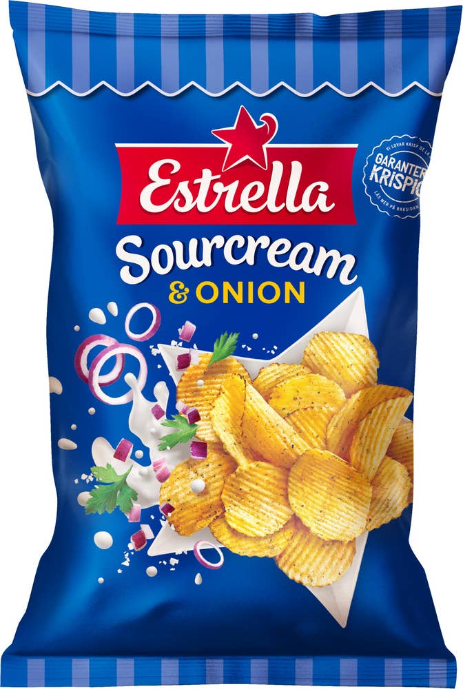 Estrella Chips Sourcream & Onion